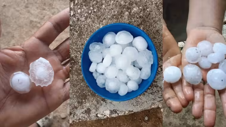 Granizada sorprende a Bayamo con un espectáculo poco común (+Video)