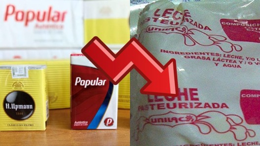 Cuba: precio de los cigarros y la leche baja, según oficialismo. Todo lo demás sube