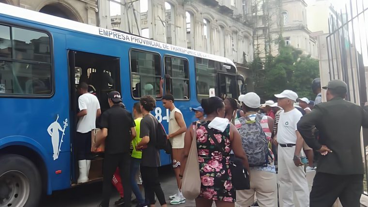 Conductor de la ruta P11 lleva una guagua a la policía tras robo de celular en La Habana