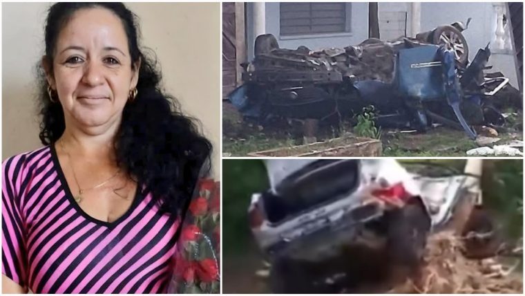 Accidente en Cienfuegos cobra la vida de primera secretaria del Partido Comunista en Cruces y su chofer
