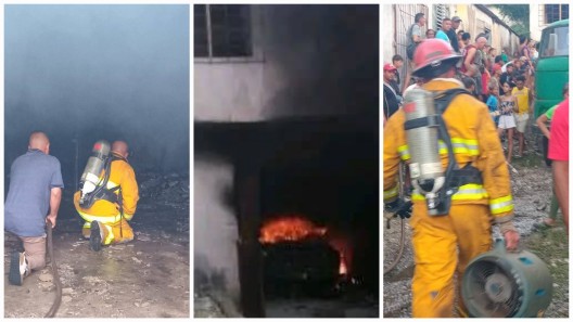 Reportan incendio en un banco en Cuba