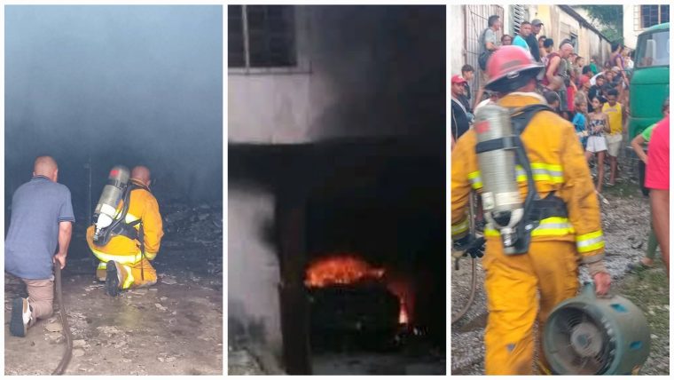 Reportan incendio en un banco en Cuba
