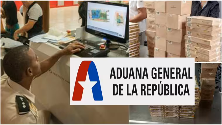 Cuban Customs briefing on new seizures at Havana's José Martí Airport