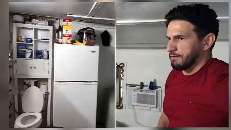 Cubano en Miami paga 800 dólares por un cuarto en un tráiler (+Video)