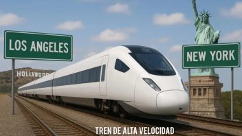 Tren de alta velocidad Nueva York-Los Ángeles estaría listo antes de esta fecha