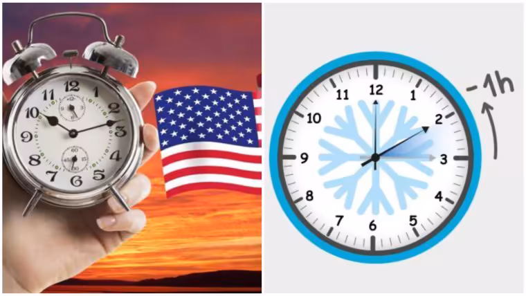 Llega el otoño y se aproxima un nuevo cambio de horario en Estados Unidos. Mira cuándo será