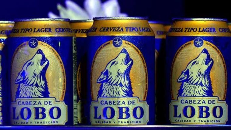 bucanero cerveza cabeza lobo