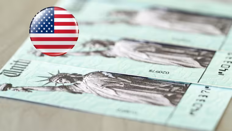 cheques usa trump