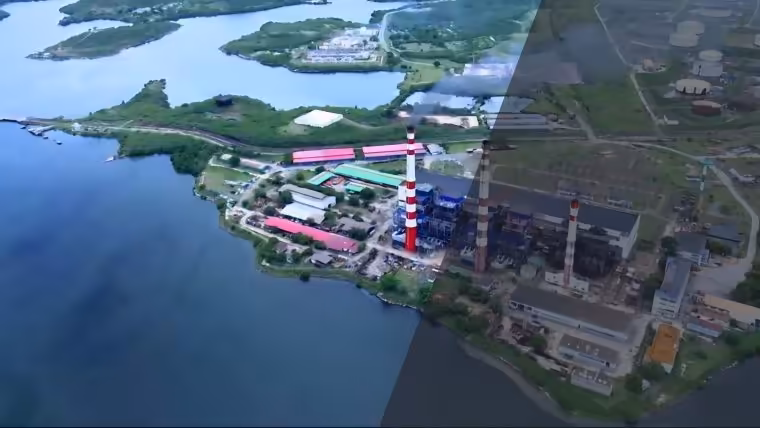 Se averían dos unidades de la termoeléctrica Renté en plena jornada de lluvias en el oriente de Cuba