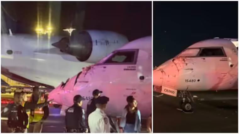 Choque entre dos aviones en aeropuerto de Nueva York