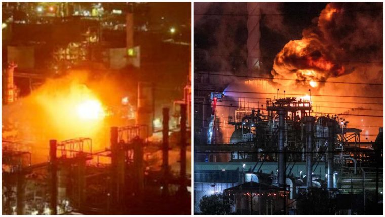 Explosión provoca incendio a gran escala en refinería de Chevron en California