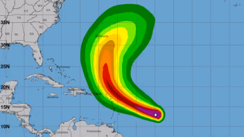 Tormenta Tropical Jerry avanza hacia las Antillas Menores y podría convertirse en huracán el jueves