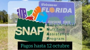 Calendario de pagos SNAP en Florida hasta el 12 de octubre
