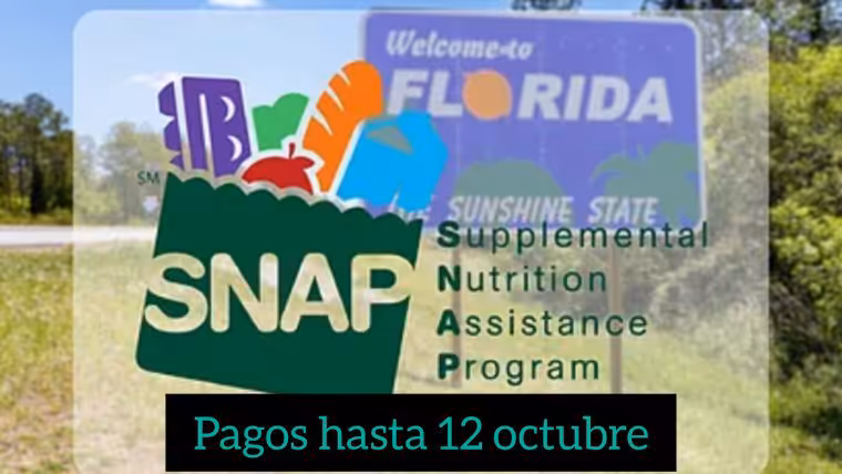 Calendario de pagos SNAP en Florida hasta el 12 de octubre