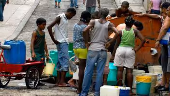 escasez agua habana