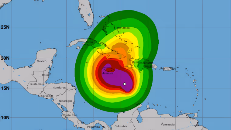 Tormenta tropical Melissa se fortalece y amenaza con convertirse en huracán de categoría 5 cerca de Jamaica