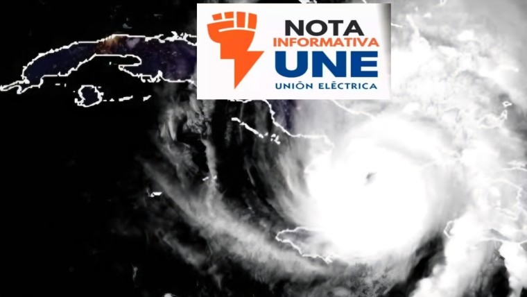 Nota informativa de la Unión Eléctrica advierte que habrá prolongados cortes eléctricos en toda Cuba tras el impacto del huracán Melisa en Oriente