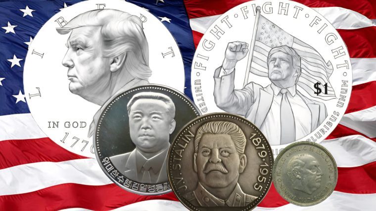 El Tesoro de Estados Unidos confirma que es real el diseño de una moneda con el rostro de Donald Trump