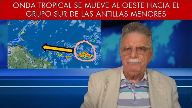 La onda tropical del Atlántico sigue avanzando hacia el Caribe con lluvias en su camino