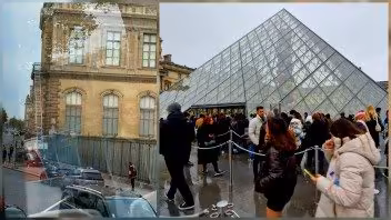 Un robo de película en el Museo del Louvre sacude a Francia este domingo