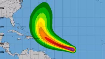 Se forma la tormenta tropical Jerry en el Atlántico: podría convertirse en huracán