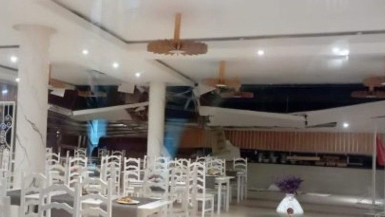 hotel derrumbe heridos