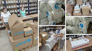 Llegan insumos donados por Unicef al Hospital Lucía Iñiguez Landín de Holguín tras el paso del huracán Melissa