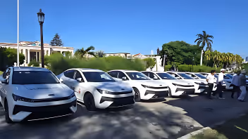 Diez autos Moskvich donados por Rusia comienzan a funcionar en La Habana