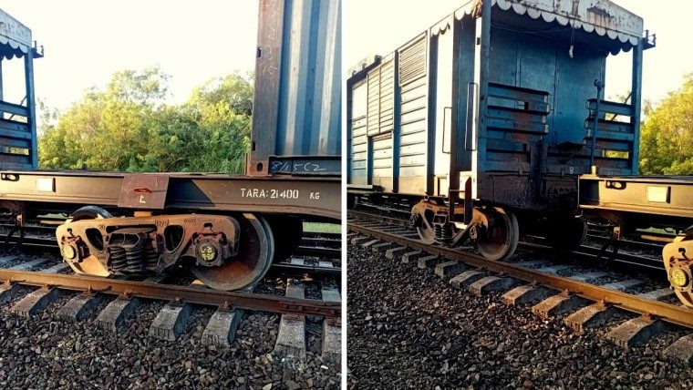 Restablecen circulación ferroviaria en Villa Clara tras descarrilamiento de tren de carga