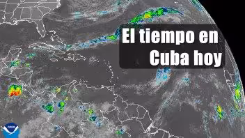 Pronóstico del tiempo en Cuba para este viernes con nublados y algunas lluvias en el oriente