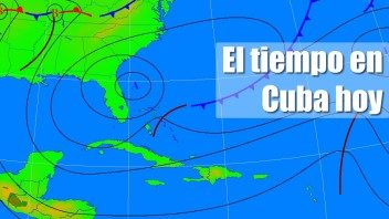 Pronóstico del tiempo para este sábado en Cuba: nublados, chubascos y algunas lluvias en el oriente