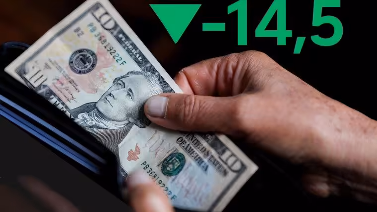 Gran bajón en el precio del dólar en Cuba en tiempo real