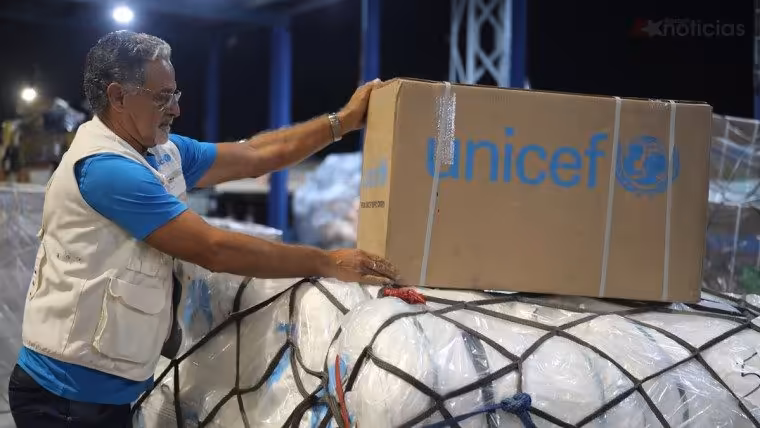 Llega a Cuba ayuda médica de UNICEF para los territorios afectados por el huracán Melissa