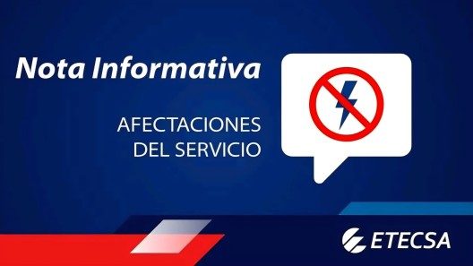 ETECSA reporta afectación de internet y otros servicios telefónicos en Cuba