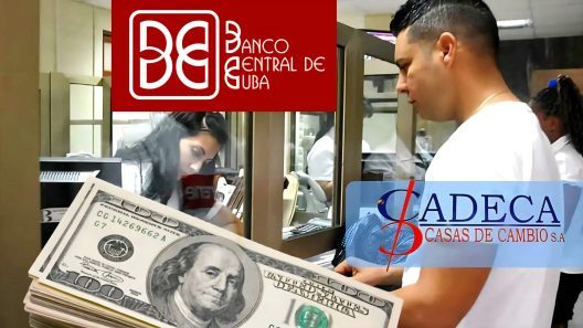 Nota informativa del Banco Central de Cuba sobre venta de dólares a la población