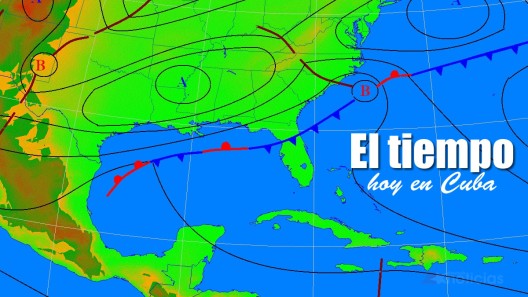 Tiempo estable hoy en Cuba, con escasas lluvias y temperaturas cálidas