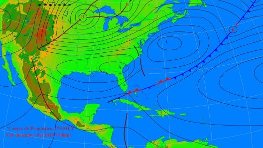 Pronóstico del tiempo hoy en Cuba: temperaturas frescas y algunas lluvias en el occidente