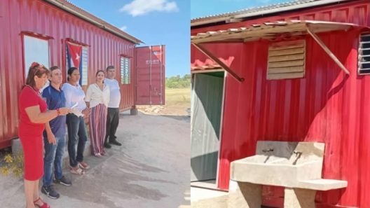Entregan en Granma la primera vivienda construida con contenedores marítimos