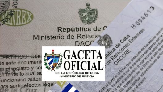 ¿Quiénes están autorizados a tramitar documentos cubanos desde el exterior?