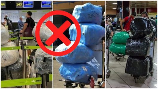 Nueva política de equipaje: Aeropuerto prohíbe las maletas «tipo bola» de pasajeros cubanos y así reaccionan los viajeros