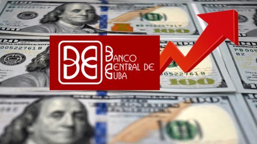 Gran aumento del dólar y el euro según la tasa de cambio oficial del Banco Central de Cuba