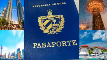 pasaporte cubano africa asia paises libre visado