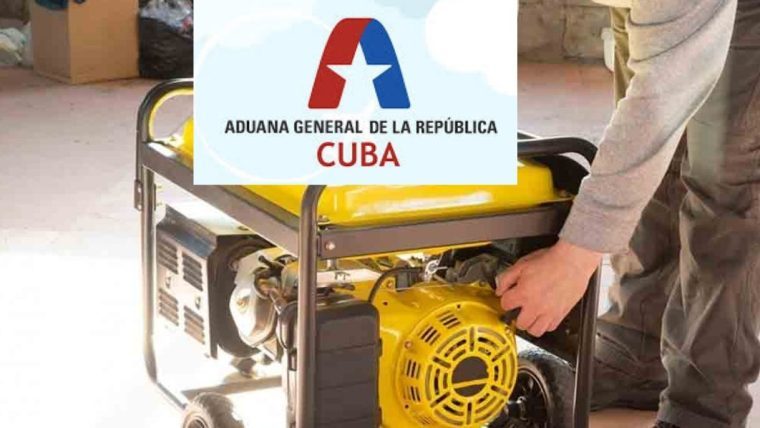 aduana cuba plantas electricas