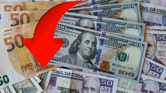 Bajón del dólar y la MLC en Cuba hoy. Tasa de cambio oficial e informal