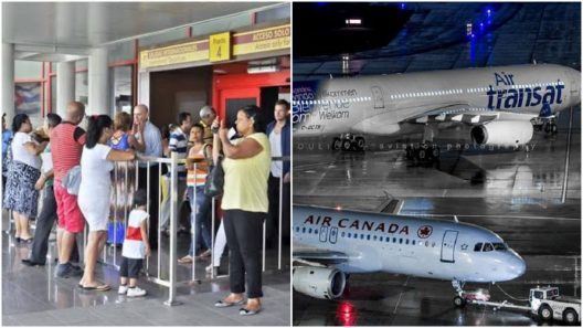 Última Hora: Informan de cancelación de vuelos a Cuba por falta de combustible desde Air Canada