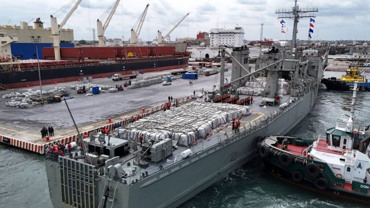 mexico cargamento alimentos