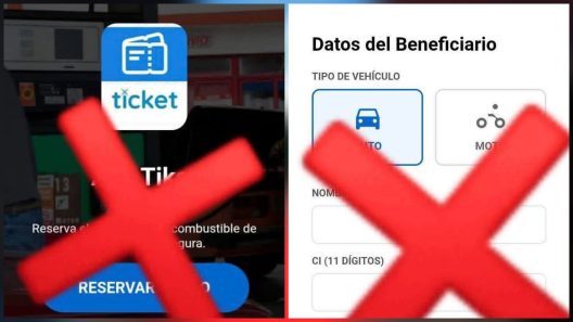 Alertan sobre sitio falso que suplanta a Ticket para vender combustible desde el exterior