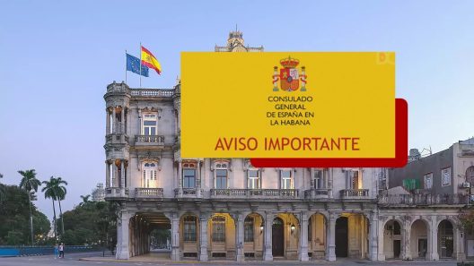 Consulado de España en Cuba ajusta su horario desde el lunes ante crisis energética