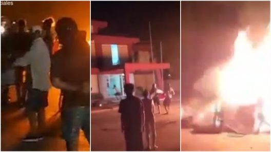 Protestas en Cuba van a más: Incendian mobiliario de la sede del PCC de Morón y hay un herido de bala