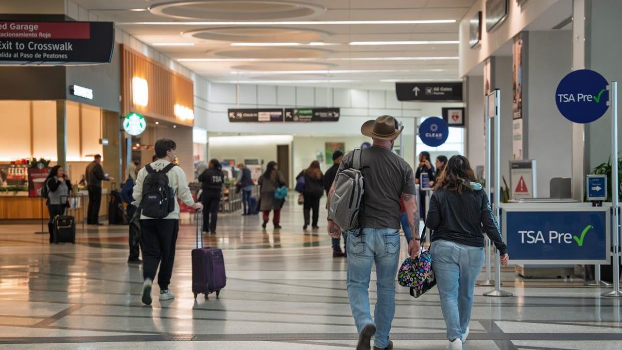 Filas de hasta tres horas en aeropuertos de Estados Unidos por falta de agentes de seguridad